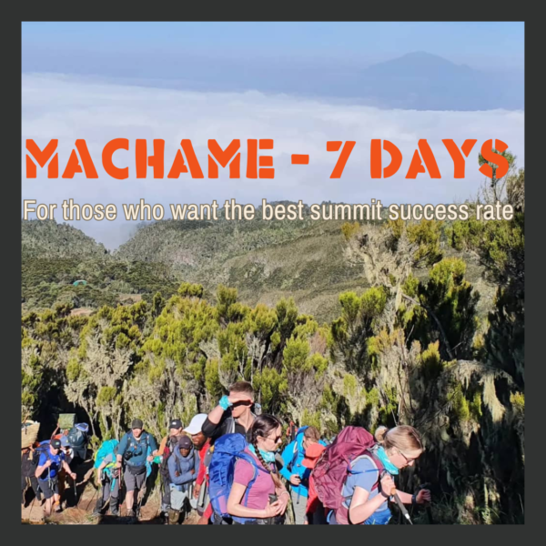 August - 4th-10th Machame 7 days